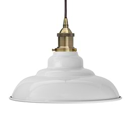 Pale Grey Vintage Pendant Light