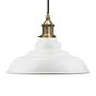 White Vintage Bedroom Pendant Light - St Edmund's