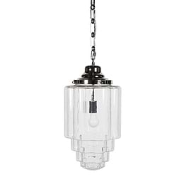 Nickel Luxury Glass Pendant Light