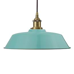 Duck Egg Blue Chancery Painted Pendant Light