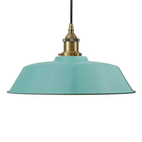 Duck Egg Blue Chancery Painted Pendant Light