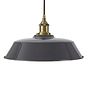 Slate Grey Chancery Painted Pendant Light