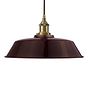 Burgundy Red Chancery Painted Pendant Light