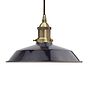 Navy Blue Small Trinity Metal Painted Pendant Light