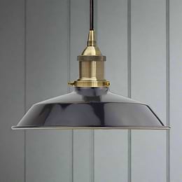 Navy Blue Small Pendant Light