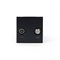 Soho Lighting Black TV/SAT EM-Euro Module