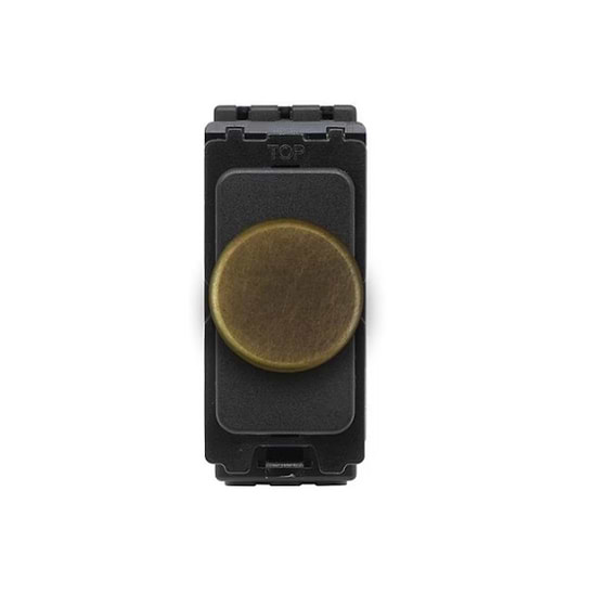 Vintage Brass Dimmer Switch Module
