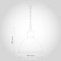 Chalk Mint Green Industrial Hallway Pendant Light - Wardour