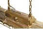 Soho Lighting Warwick Brass Large Statement Industrial Strip Light 