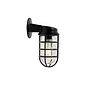 Broadwick Matt Black IP44 Rated Nautical Bathroom Bulkhead Wall Light - Soho Lighting