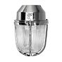 Soho Lighting Hopkin IP65 Outdoor & Bathroom Prismatic Glass Nickel Wall Light