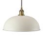 Clay White Worcester Painted Pendant Light