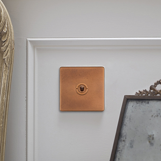 Antique Copper Dimming Toggles