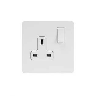 White Metal Flat Plate White Inserts