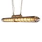 Soho Lighting Warwick Brass Industrial Strip Large Pendant Light - The Statement Collection