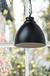 Oxford Vintage Pendant Light Matt Black - Soho Lighting