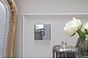 The Finsbury Collection Polished Chrome Flat Plate 1 Gang Intermediate Switch Blk Ins Screwless