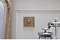 The Savoy Collection Brushed Brass 1 Gang 2 Way 10A Light Switch Blk Ins Screwless