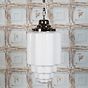 Soho Lighting Glasshouse Nickel Opal Pendant Light - The Schoolhouse Collection