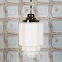Soho Lighting Glasshouse Nickel Opal Pendant Light - The Schoolhouse Collection
