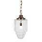 Soho Lighting Glasshouse Polished Brass Clear Pendant Light - The Schoolhouse Collection