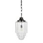 Soho Lighting Glasshouse Nickel Clear Pendant Light - The Schoolhouse Collection