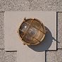 Soho Lighting Carlisle Grid Prismatic Glass IP65 Outdoor & Bathroom Laquered Solid Brass Bulkhead Wall Light