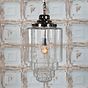 Soho Lighting Glasshouse Nickel Clear Pendant Light - The Schoolhouse Collection