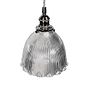 Soho Lighting D'Arblay Nickel Scalloped Prismatic Glass Dome Pendant Light - The French Collection