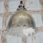 Soho Lighting D'Arblay Nickel Scalloped Prismatic Glass Dome Pendant Light - The French Collection