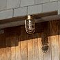 Soho Lighting Kemp Grid IP65 Outdoor & Bathroom Lacquered Solid Brass Ceiling Light