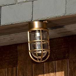 Brass Outdoor Ceiling Light