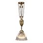 Soho Lighting D'Arblay Brass Scalloped Dome Rise and Fall Adjustable Pendant Light