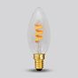 Dim to Warm E14 3W Clear Candle Dim To Warm LED Bulb
