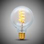 Soho Lighting 7W Globe G125 Dim to warm E27 Clear LED Bulb