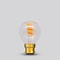 Dim to Warm B22 3W Clear Golf Ball Dim To Warm LED Bulb
