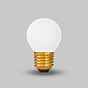 2800K E27 4W White Golfball Dimmable LED Bulb