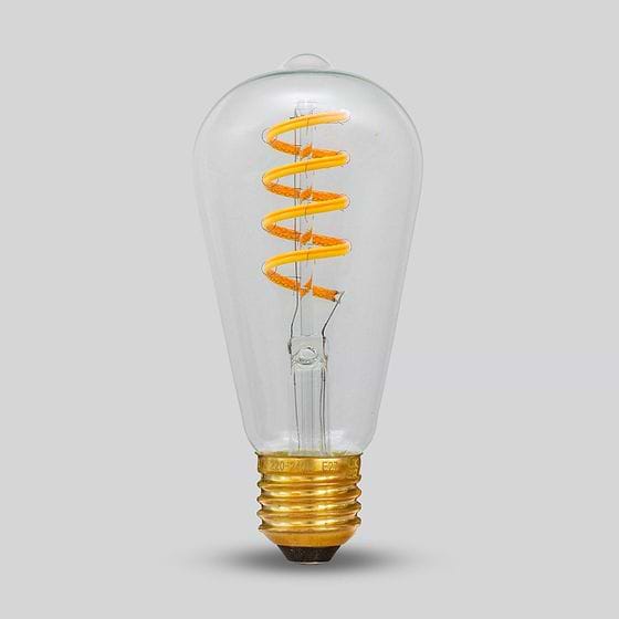 Dim to Warm E27 7W Clear ST64 Dim To Warm LED Bulb
