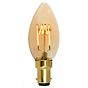 Soho Lighting B15 Amber Candle C35 LED Light Bulb 3W 1800K CRI>95 T-Spiral Filament Dimmable