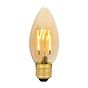 Soho Lighting E27 Amber Candle C35 LED Light Bulb 3W 1800K CRI>95 T-Spiral Filament Dimmable