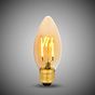 Soho Lighting E27 Vintage Sunset Candle Dimmable LED Bulb C35, 3W, 1800K, High CRI