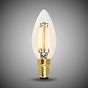 Soho Lighting B15 Classic Clear Candle Dimmable LED Bulb C35, 4W, 2700K, High CRI