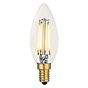 Soho Lighting E14 Clear Candle C35 LED Light Bulb 4.2W 2700K CRI>93 Straight Filament Dimmable