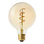 Soho Lighting E27 Amber Globe G125 LED Light Bulb 4W 1800K CRI>95 Spiral Filament Dimmable