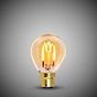 Soho Lighting B22 Vintage Sunset Golfball Dimmable LED Bulb G45, 3W, 1800K, High CRI