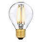 Soho Lighting E27 Clear Golfball G45 LED Light Bulb 4.2W 2700K CRI>93 Straight Filament Dimmable