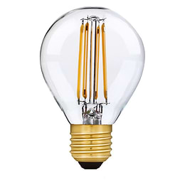 Soho Lighting E27 Clear Golfball G45 LED Light Bulb 4.2W 2700K CRI>93 Straight Filament Dimmable