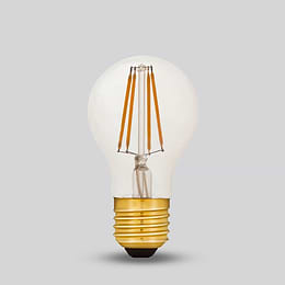 Soho Lighting E27 Clear GLS A60 LED Light Bulb 7.3W 2700K CRI>93 Straight Filament Dimmable