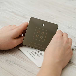 Soho Metal Finish Sample Black Nickel