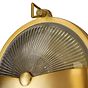 Soho Lighting Carlisle Half Cover IP65 Outdoor & Bathroom Lacquered Solid Brass Wall Light